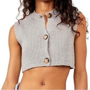 NWT / Free People / Naiome Rib Micro Vest / Sz xs